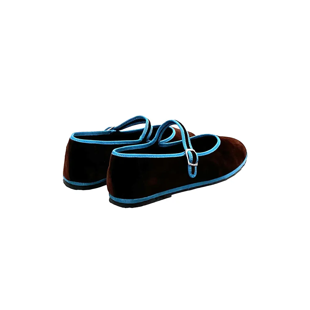 Ginger - Mary Jane Caffe/Petrolio sold by Mar Soreli product image thumbnail 4