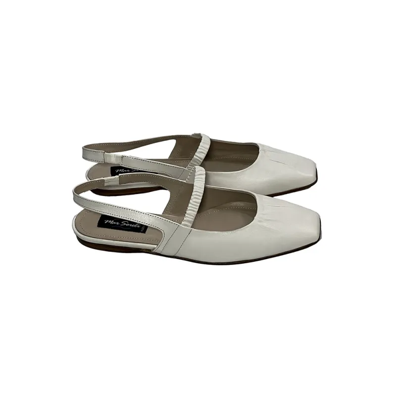Koala Slingback Flats Latte sold by Mar Soreli