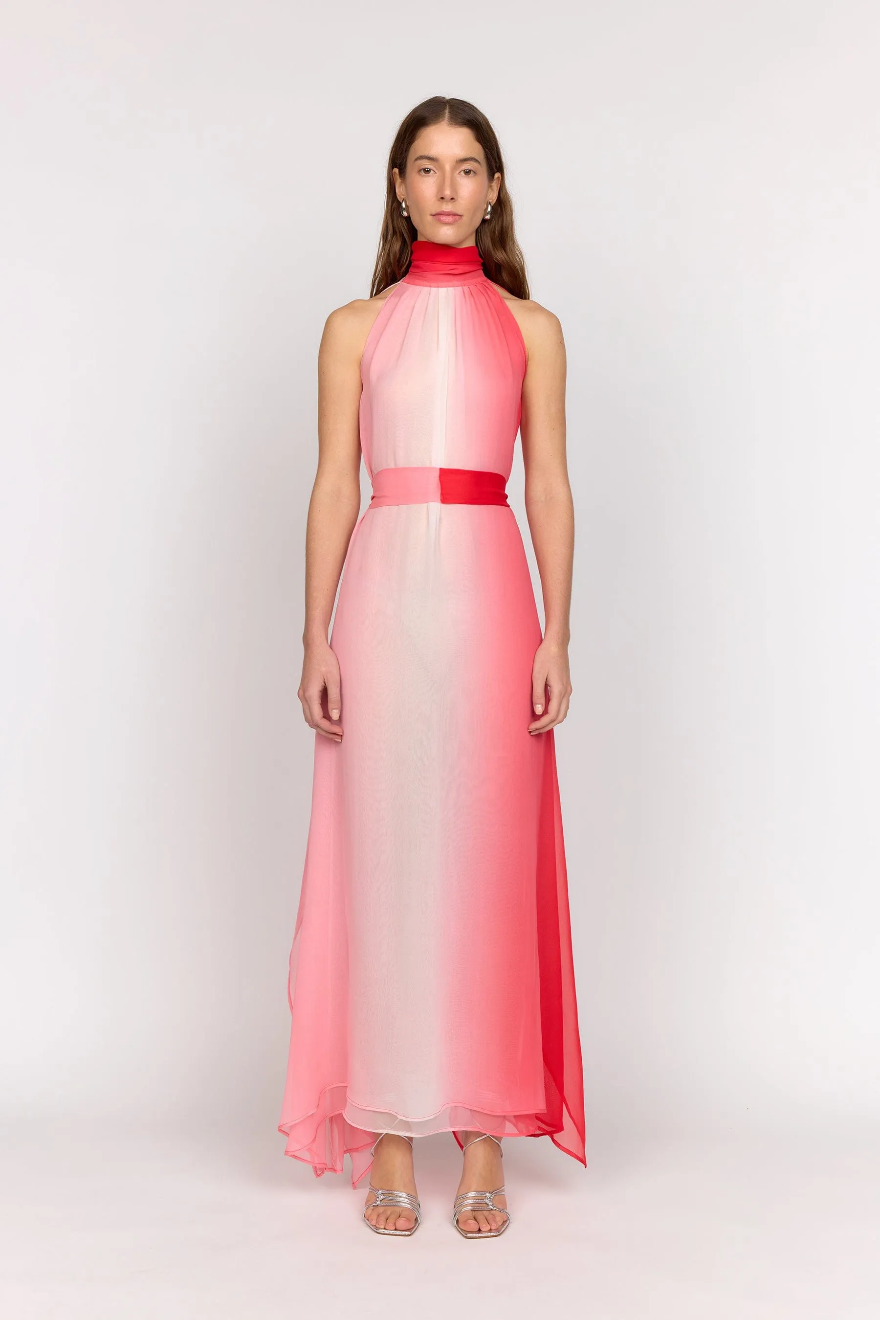 Felicity Dress - Pink Dip Dye sold by Modatrova product image thumbnail 2