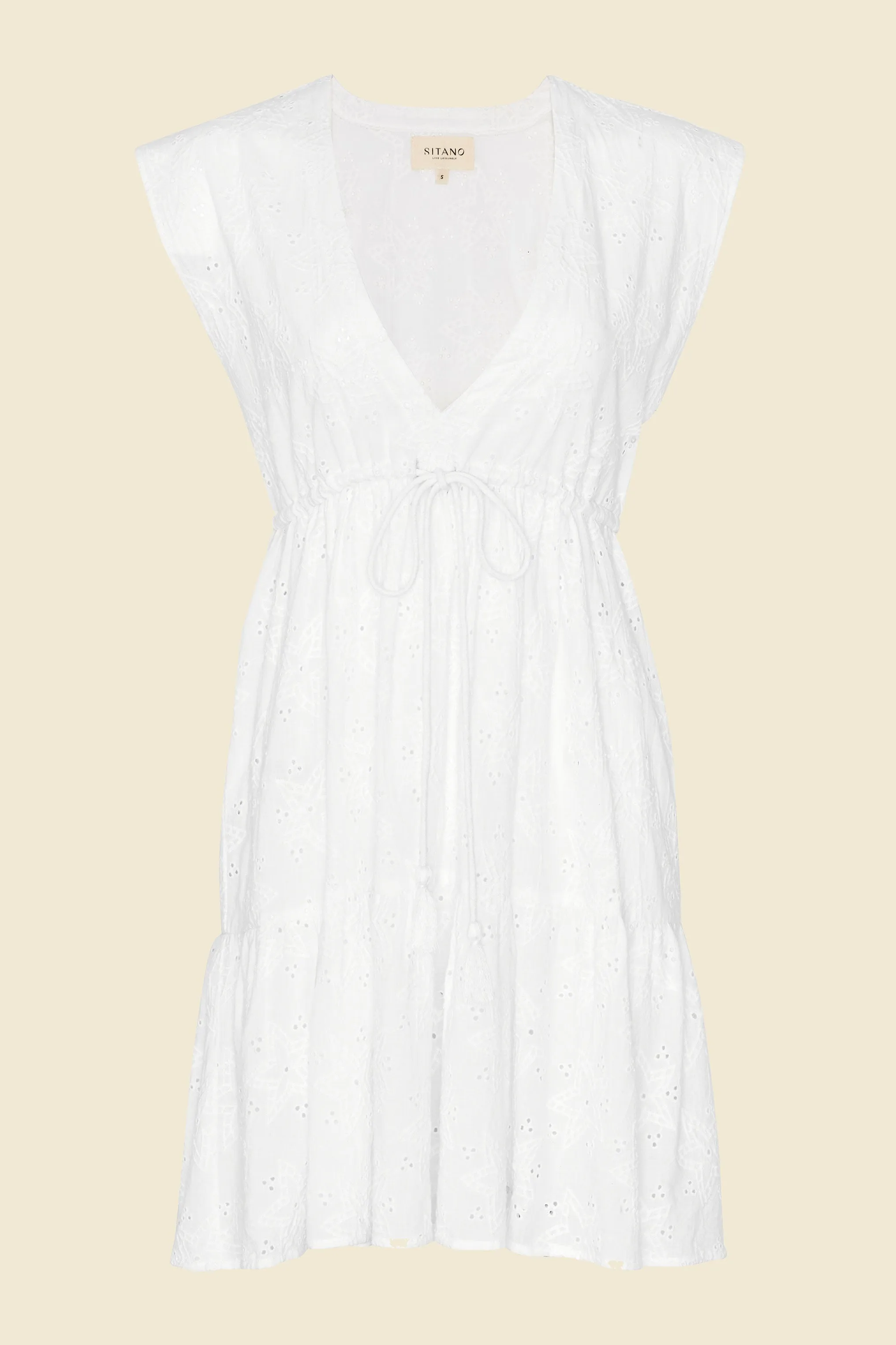 Ravello Dress - Starry White sold by Modatrova product image thumbnail 4