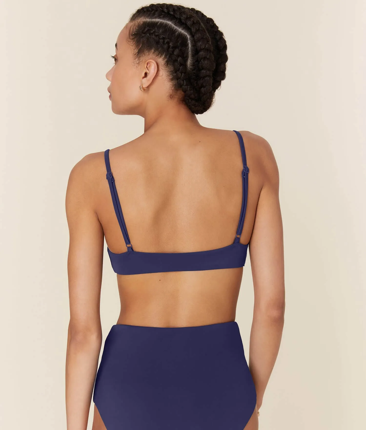 The Molokai - Top - Eco Nylon - Embroidered Navy sold by Modatrova product image thumbnail 3