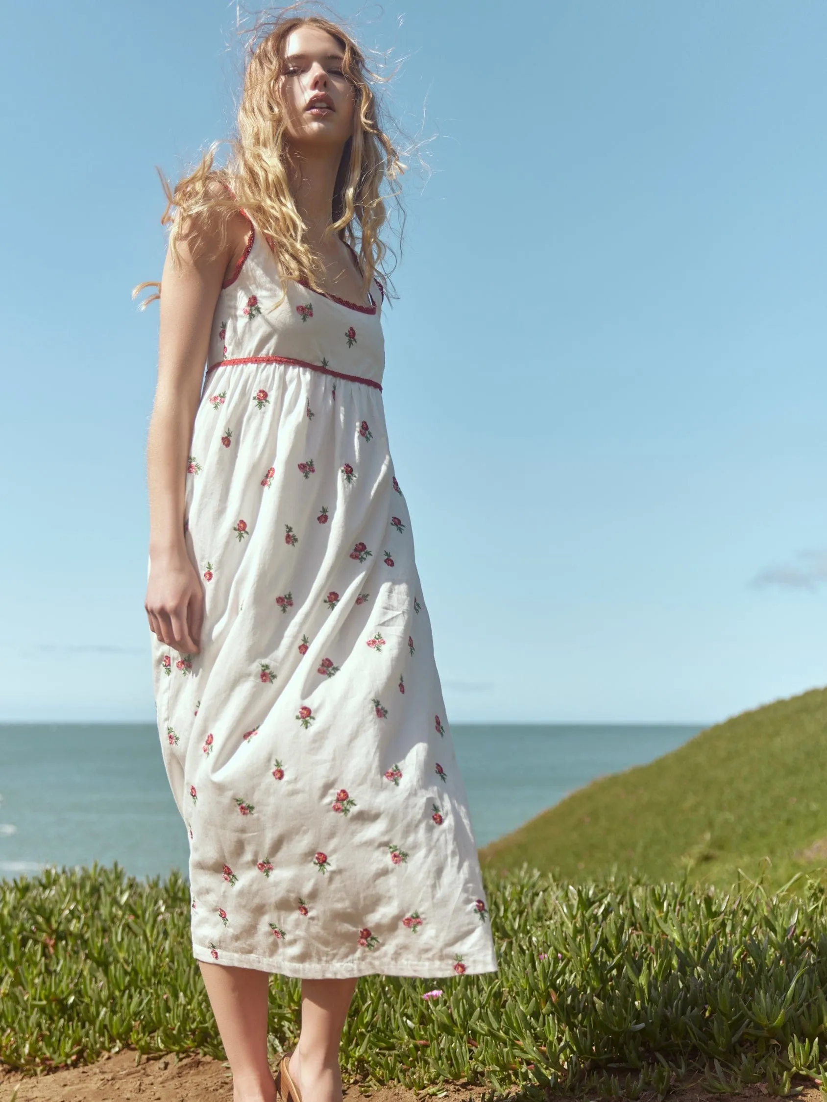 Emily Embroidered Midi Dress sold by Modatrova product image thumbnail 3