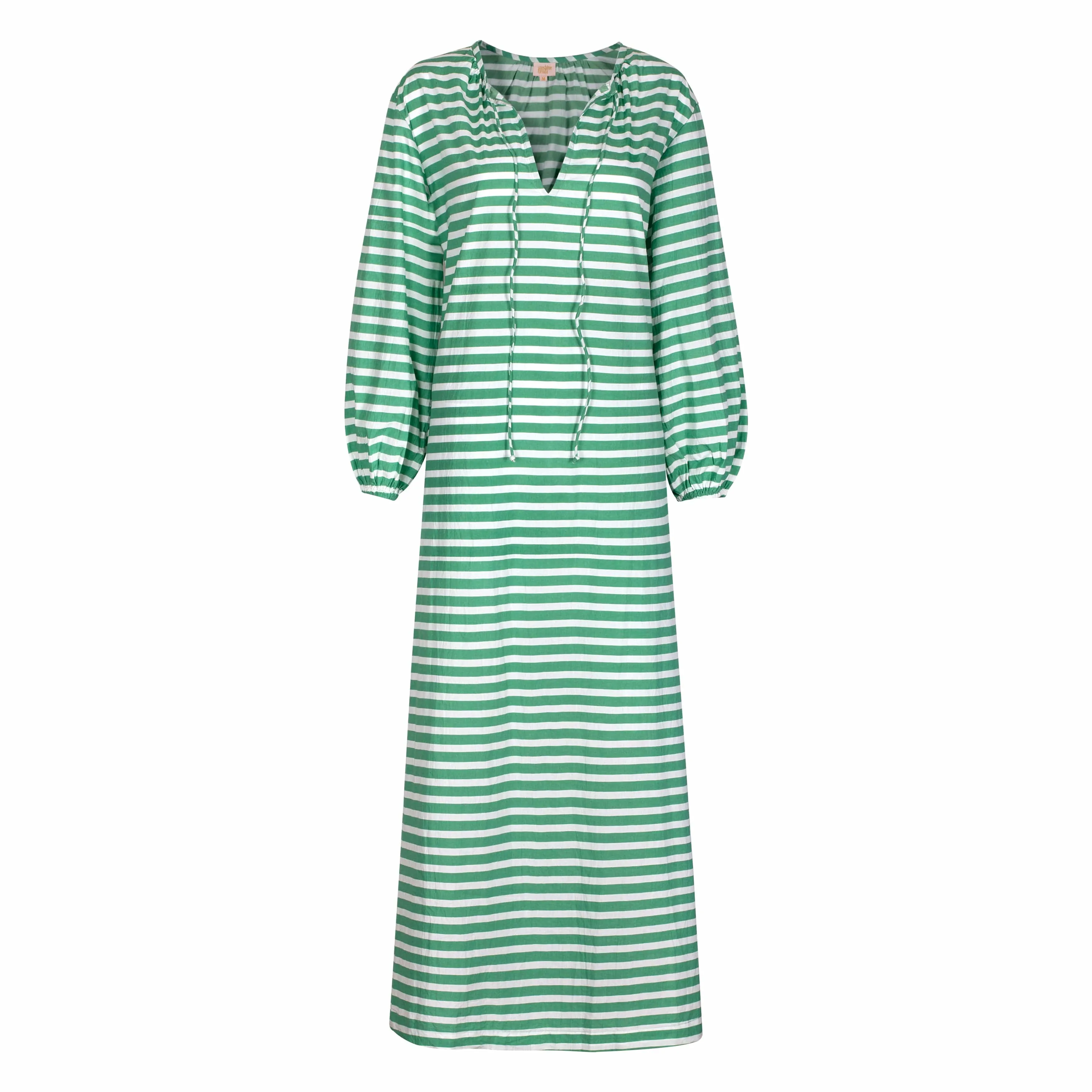 Green and White Stripe Sienna Dress sold by Modatrova product image thumbnail 4