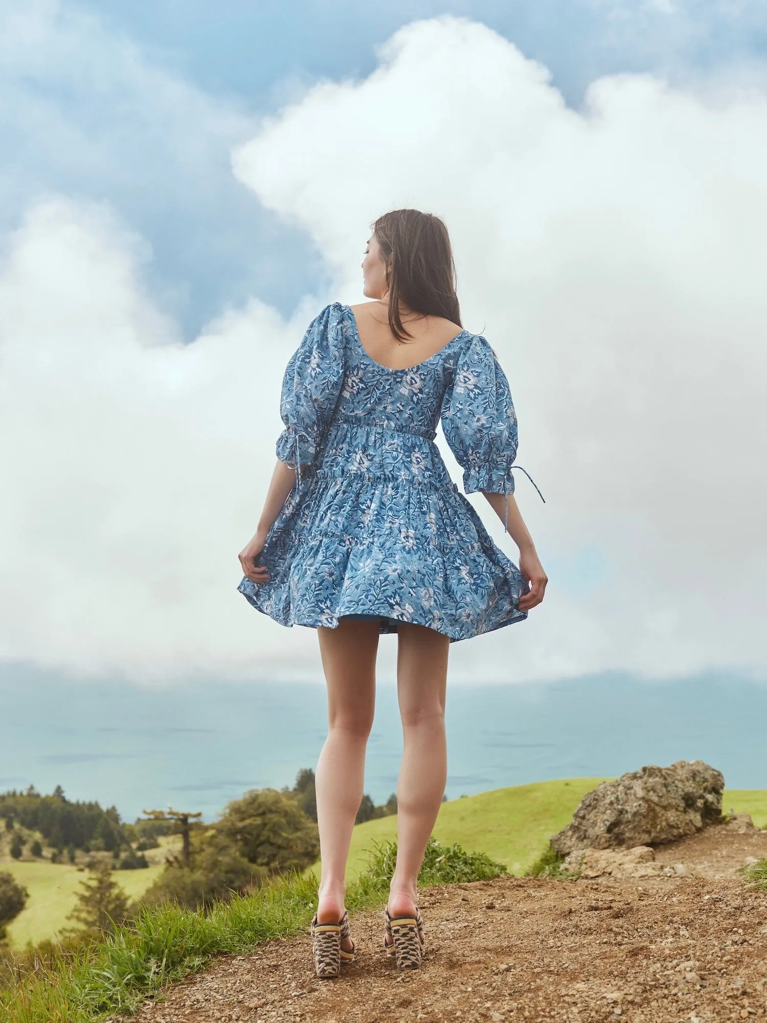Julia Puff Sleeve Mini Dress sold by Modatrova product image thumbnail 2