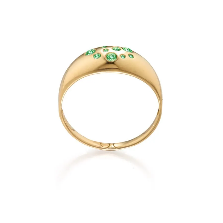 Fairy Dust Emerald Ring sold by Modatrova product image thumbnail 2