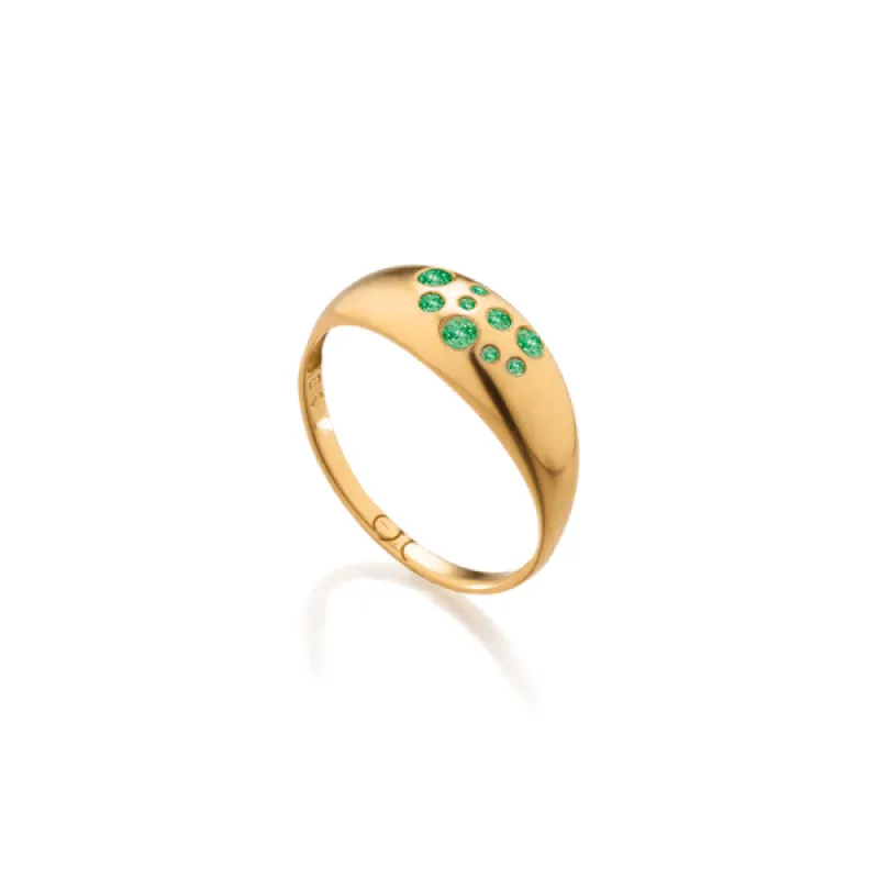 Fairy Dust Emerald Ring sold by Modatrova