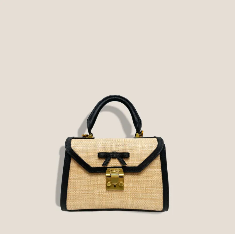 MME. Audrey Bag - Woven Edition Noir sold by Modatrova