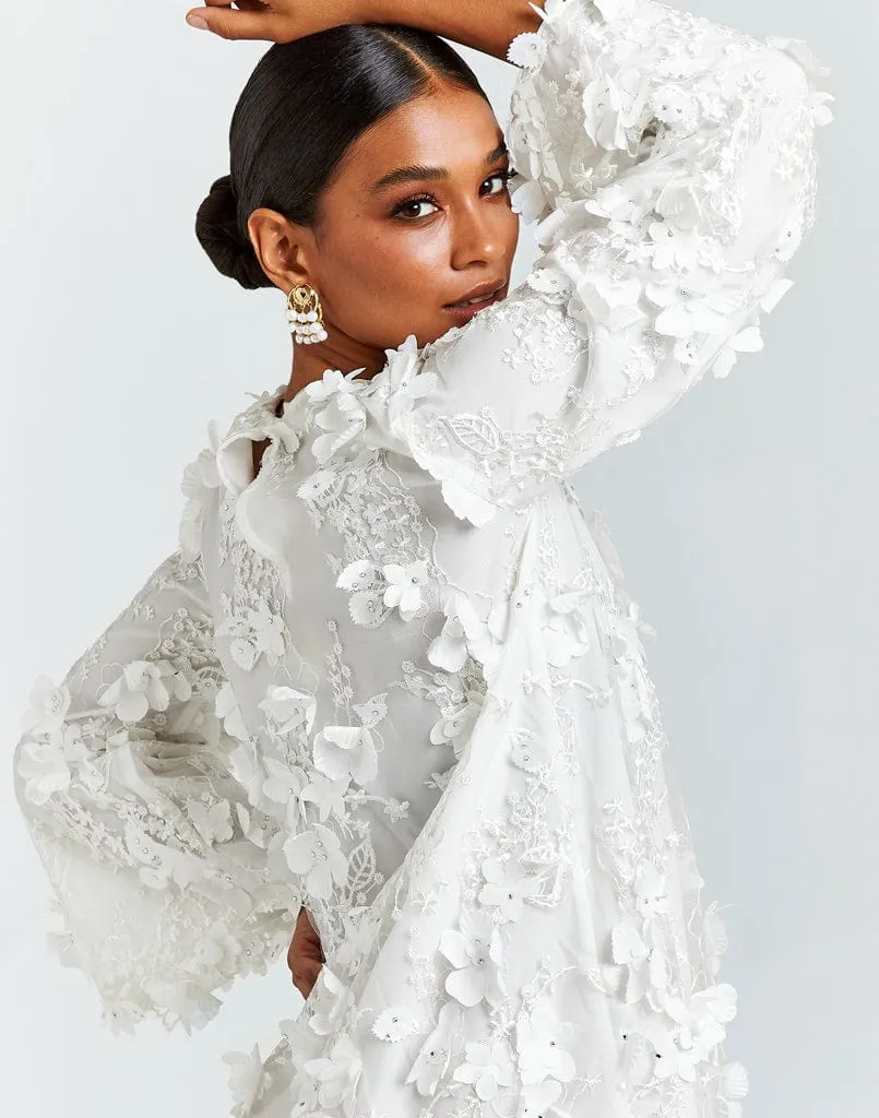 Flora Mini Dress sold by Modatrova product image thumbnail 3