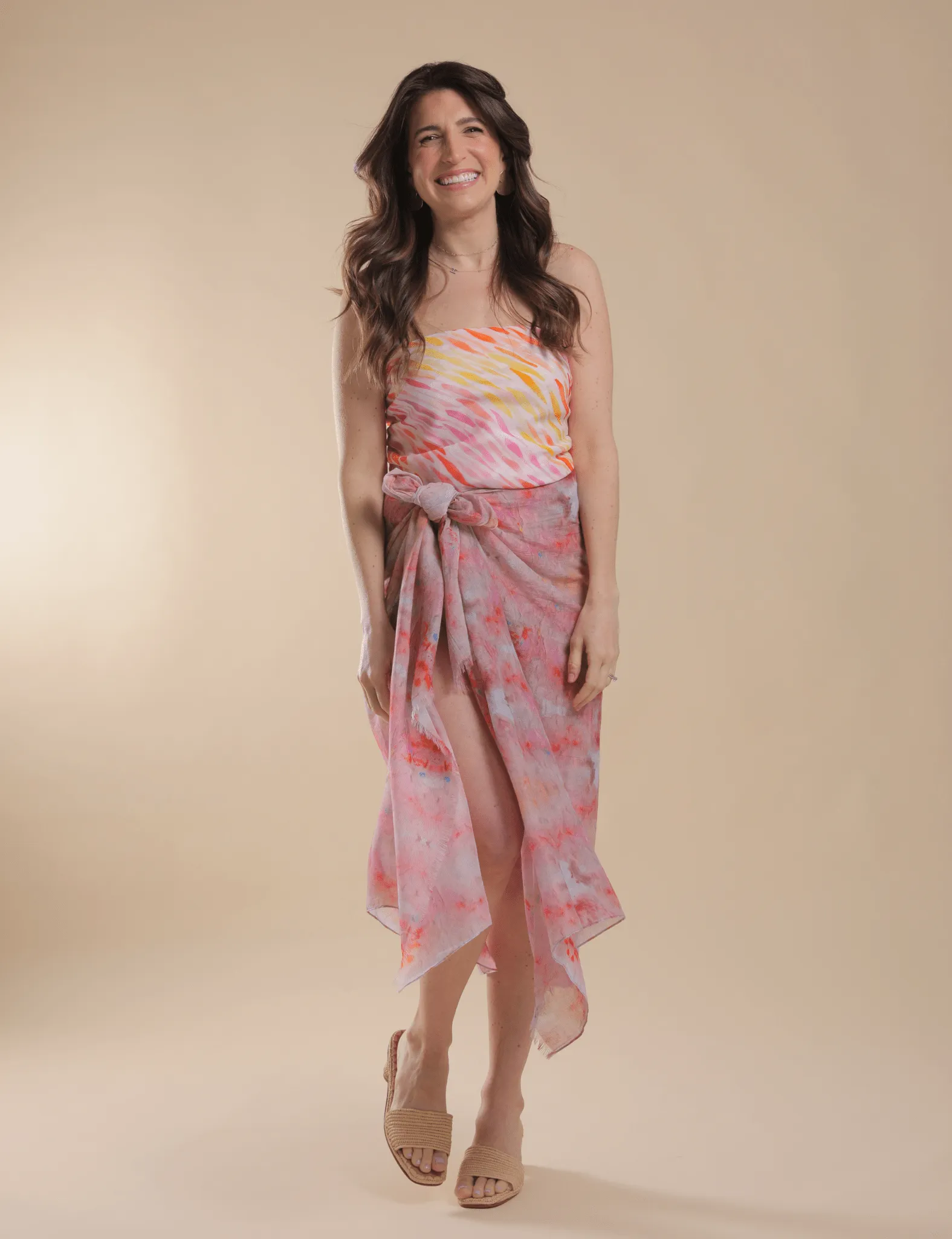 Desert Dyes Sarong sold by Modatrova product image thumbnail 3