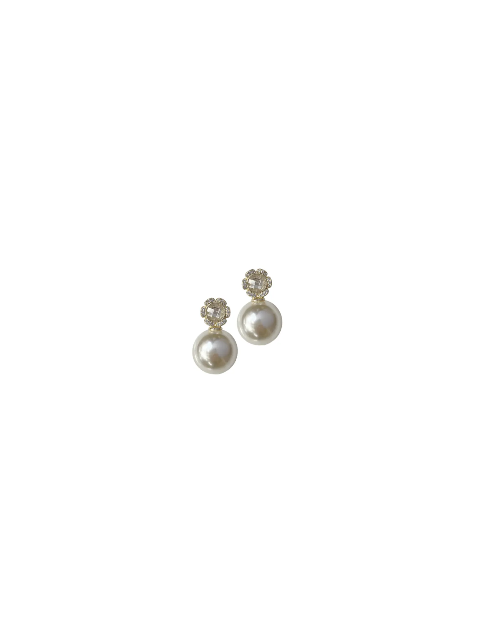 Golden Flower + Pearl Drop sold by Modatrova
