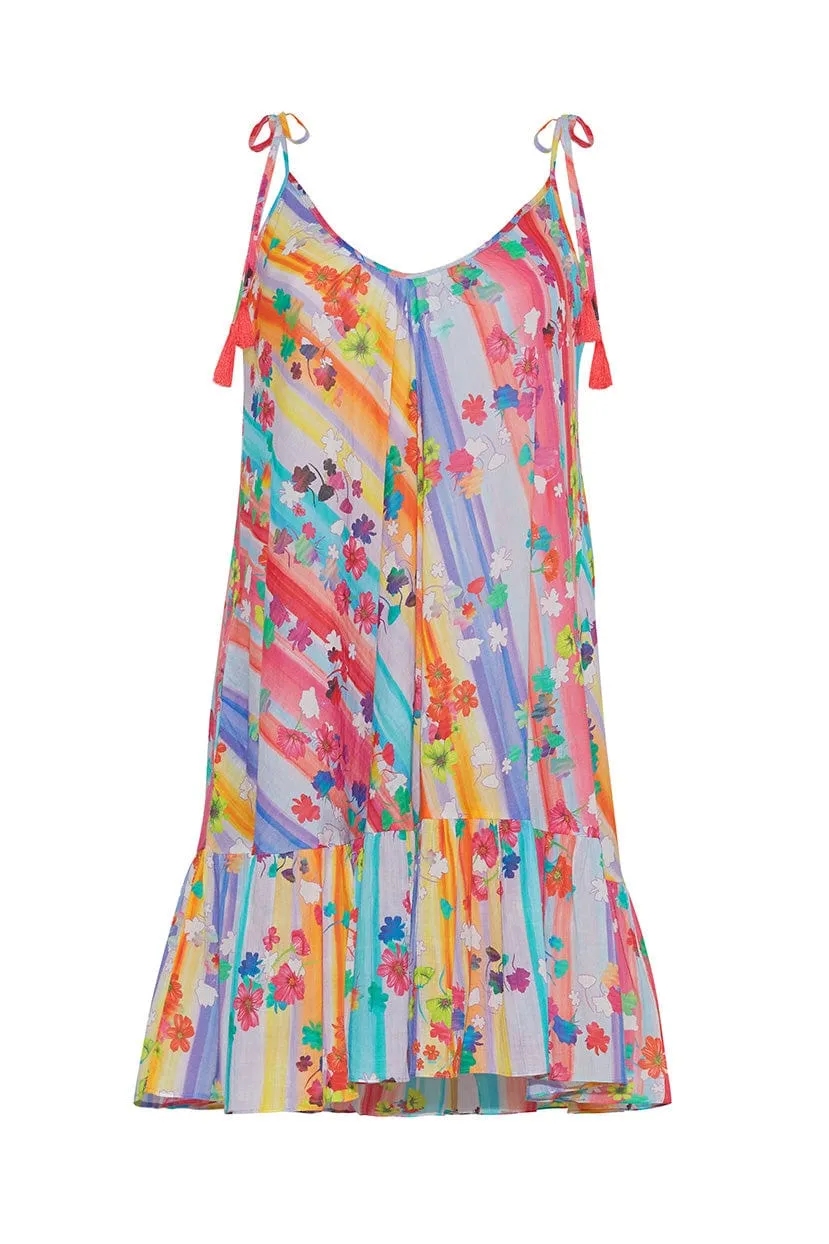Painted Floral Swing Dress sold by Modatrova