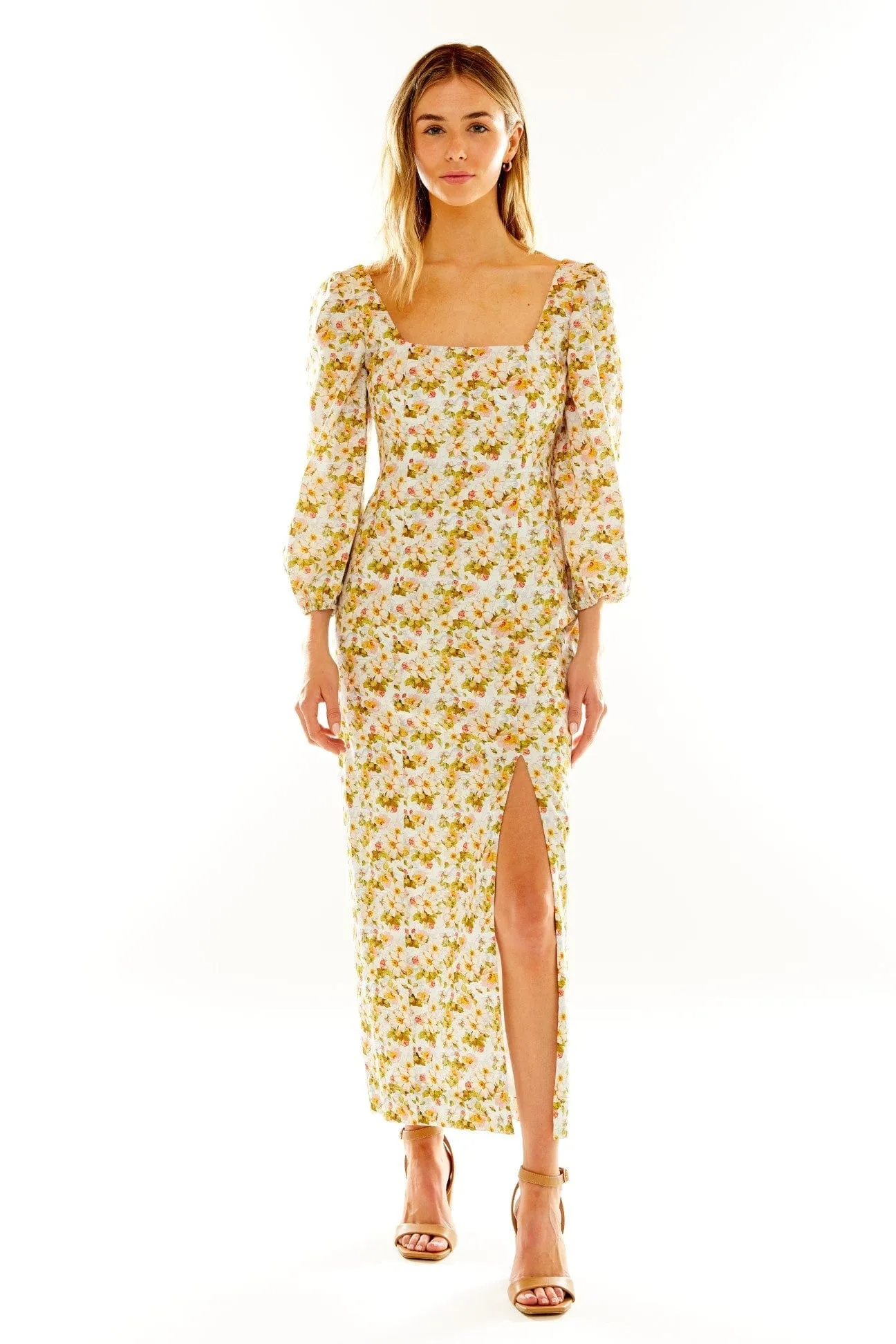 The Alexandra Dress in Spring Floral sold by Modatrova product image thumbnail 3