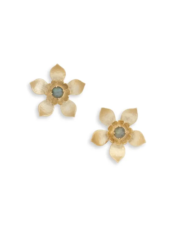 Gigi Earrings | Labradorite made by Modatrova