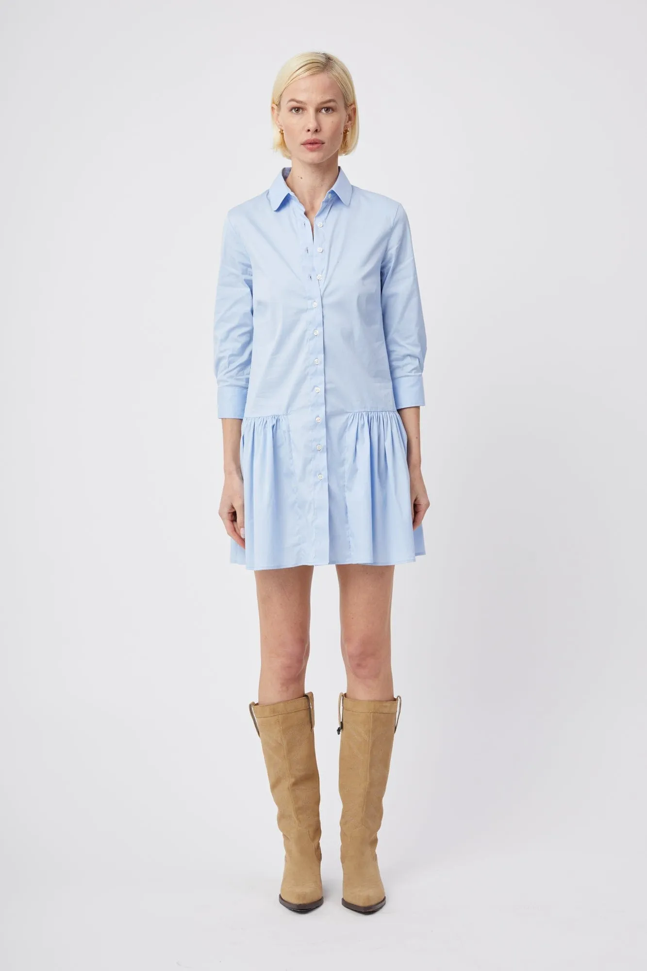 The Drop Waist Shirt Dress sold by Modatrova