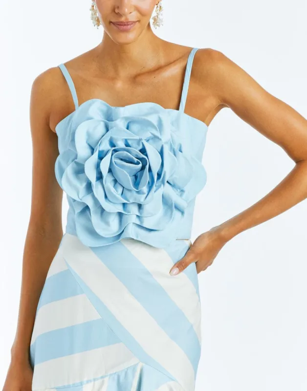 Dominique Flower Top sold by Modatrova