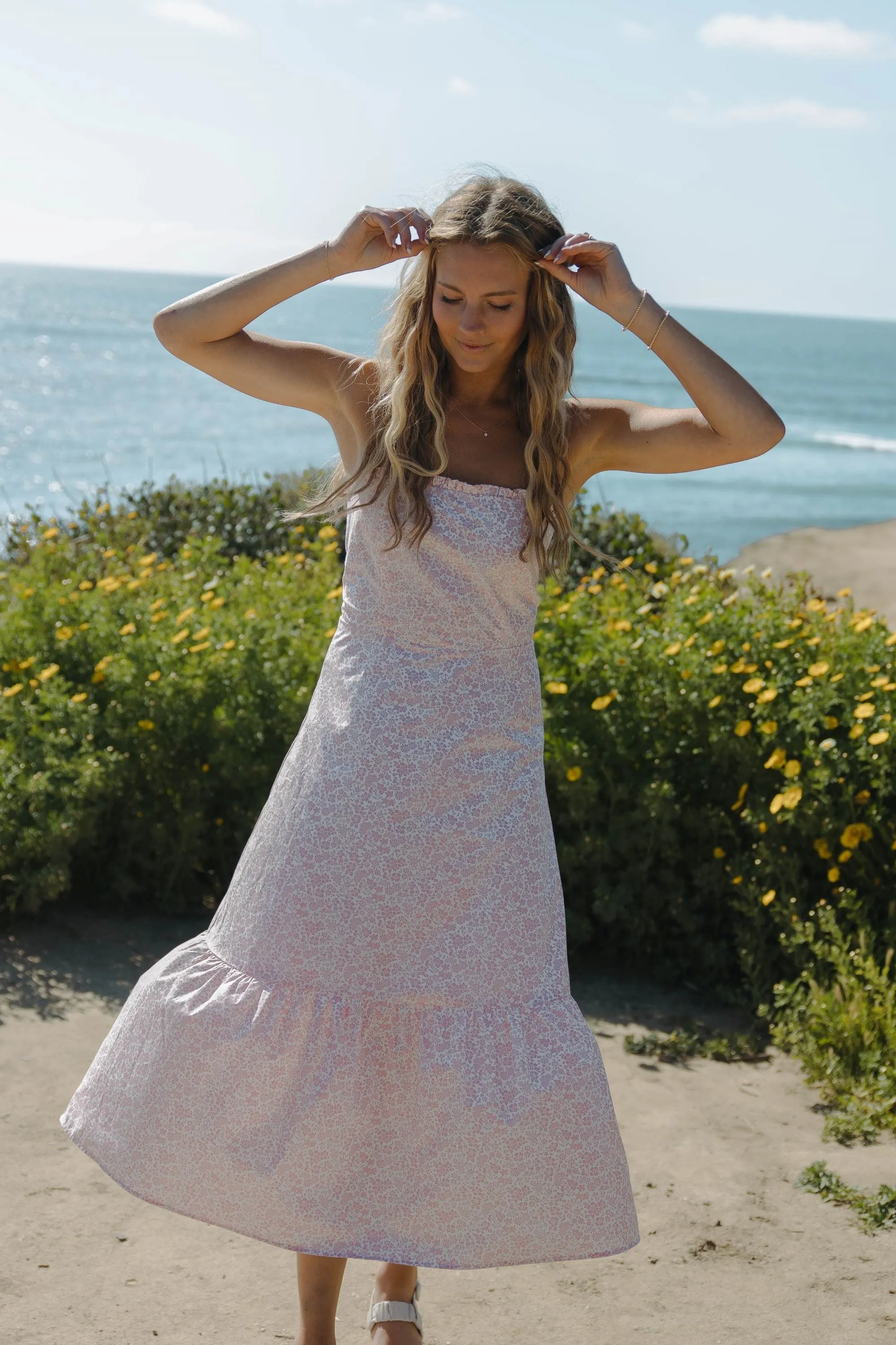 The Maggie Dress in Primrose Pink sold by Modatrova