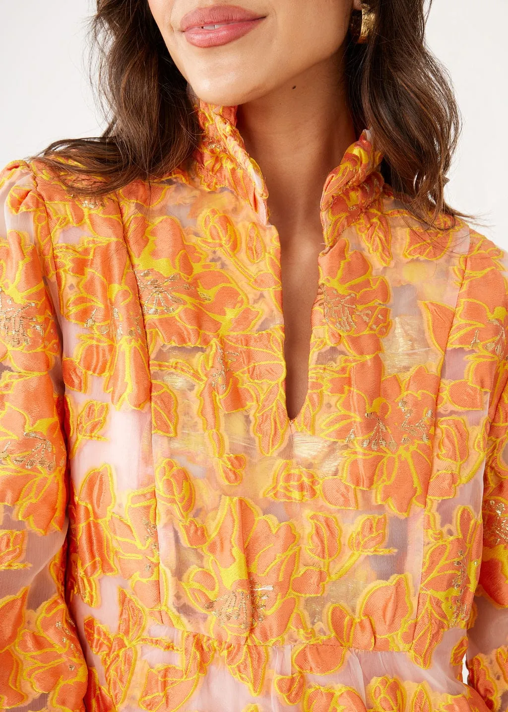 Emmerson Dress Orange Blossom Organza sold by Modatrova product image thumbnail 2