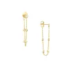 Bezel Chain Earring sold by Modatrova
