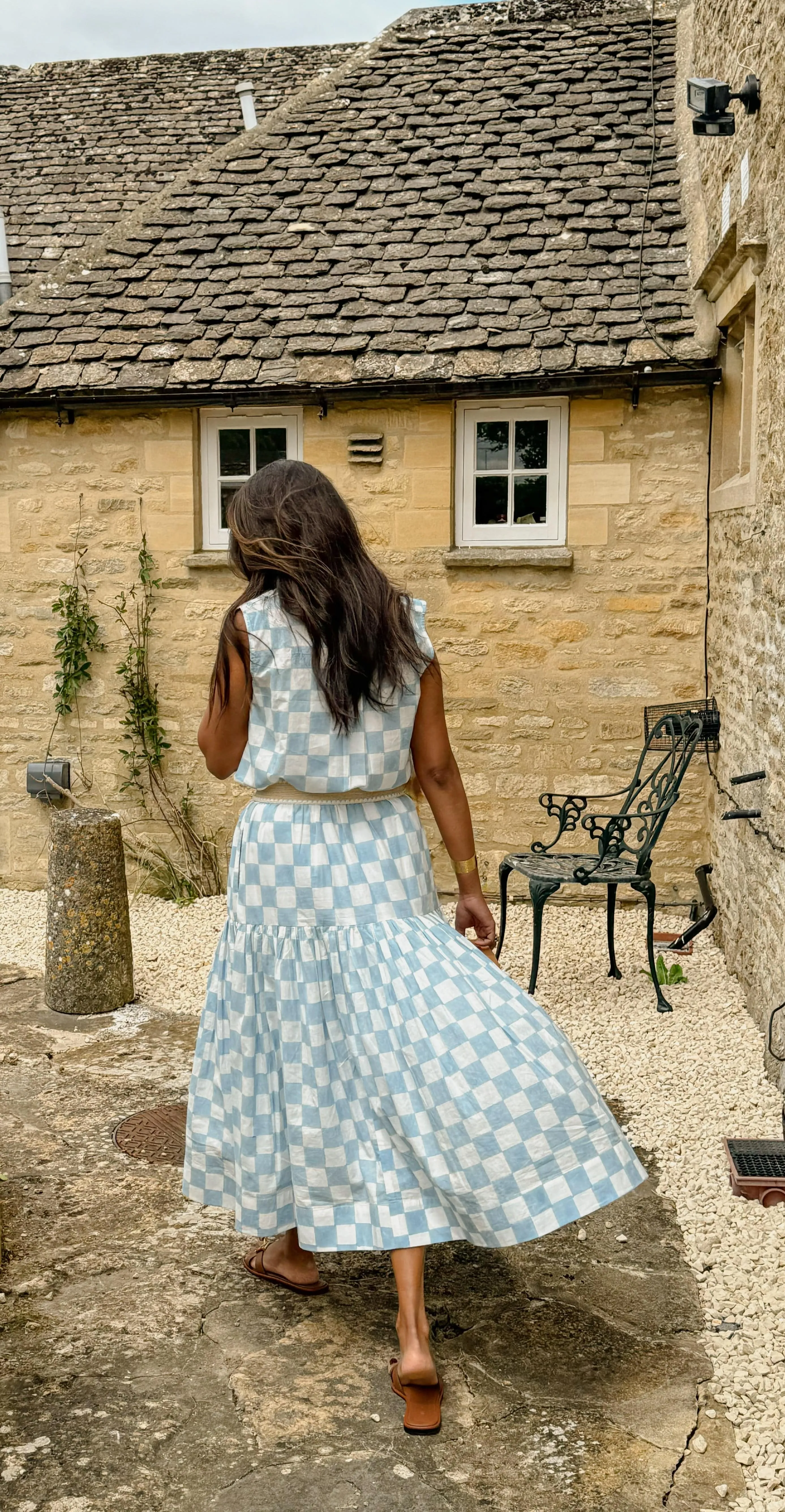 Greta Checkers Top sold by Modatrova product image thumbnail 4