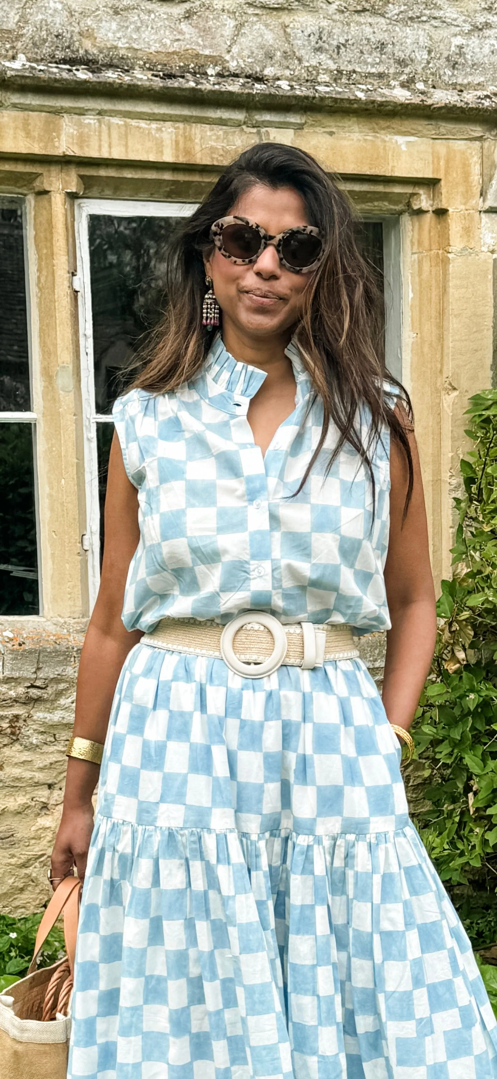 Greta Checkers Top sold by Modatrova product image thumbnail 2