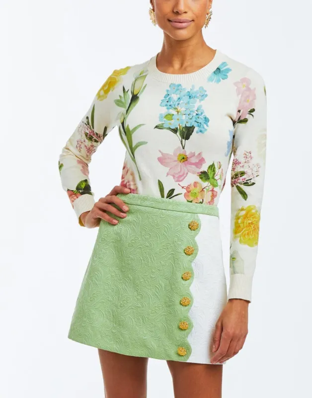 Winslet Scallop Mini Skirt sold by Modatrova
