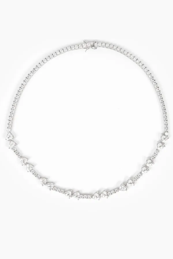 Maude Tennis Necklace sold by Modatrova