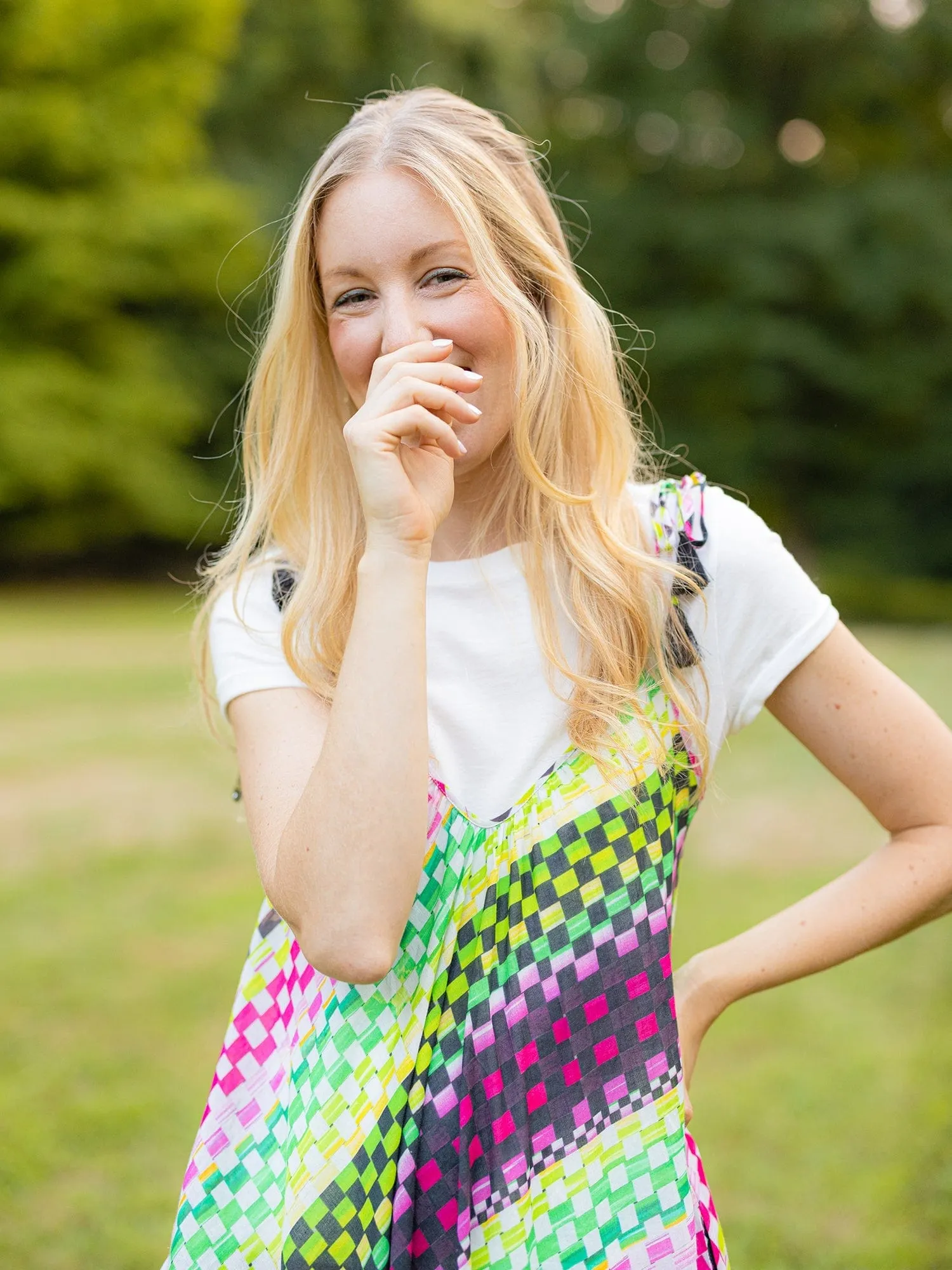 Tropical Geo Maxi Dress sold by Modatrova product image thumbnail 3