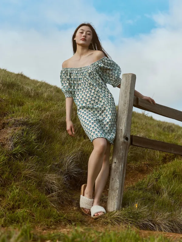 Sydney Puff Sleeve Mini Nightgown sold by Modatrova