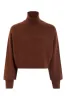 Willow Turtleneck Sweater - Ganache sold by Modatrova