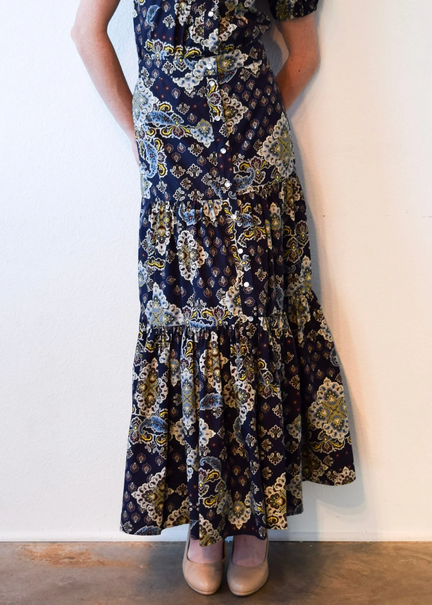 Lindsey Skirt Paisley sold by Modatrova