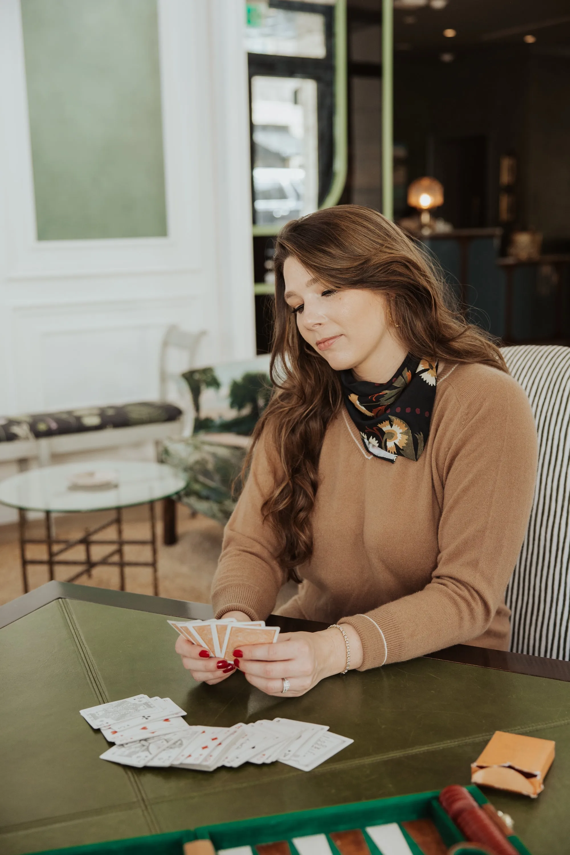 Carey Piped Cashmere Sweater sold by Modatrova product image thumbnail 4