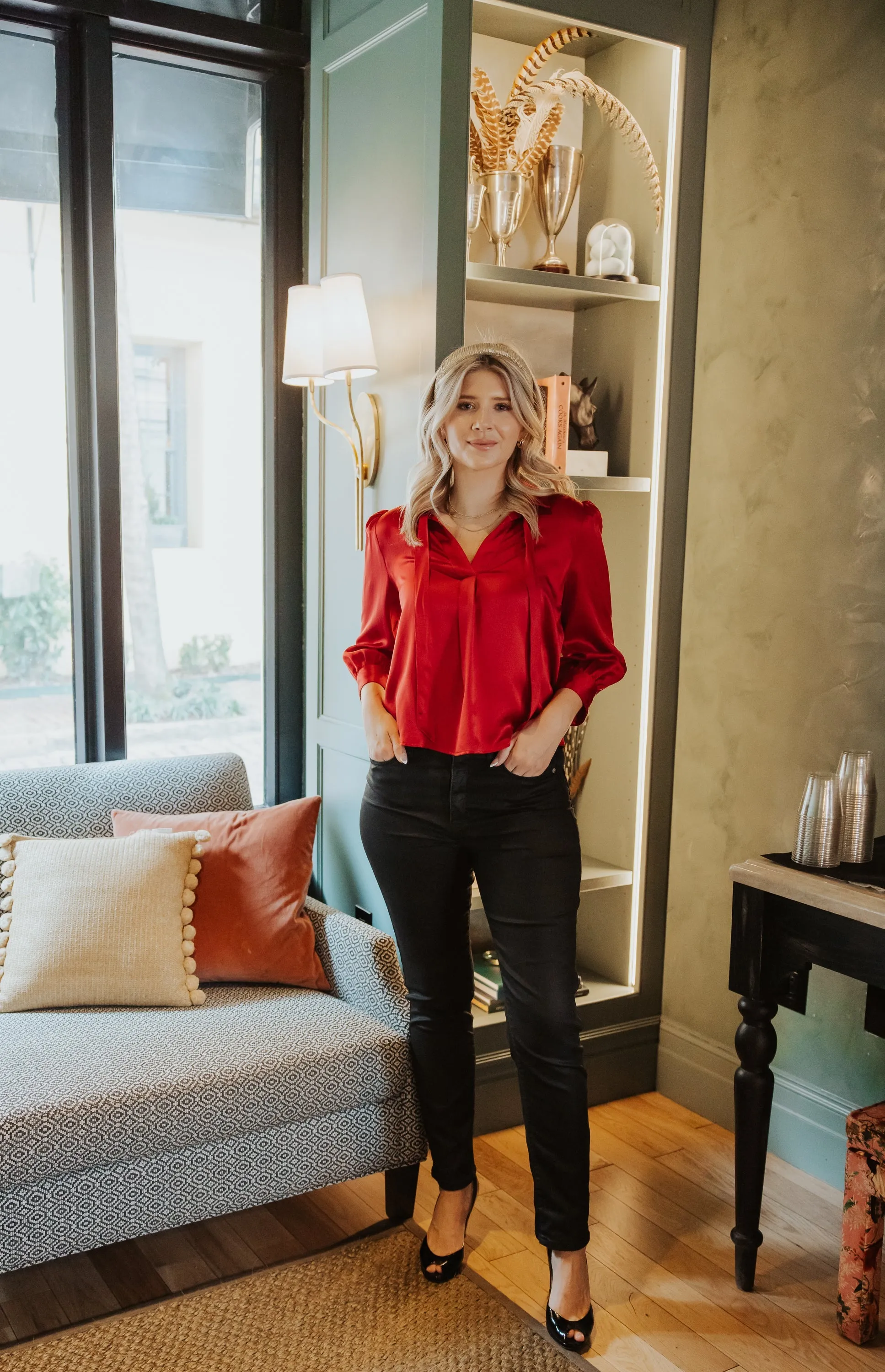 Rachel Silk Blouse sold by Modatrova product image thumbnail 2