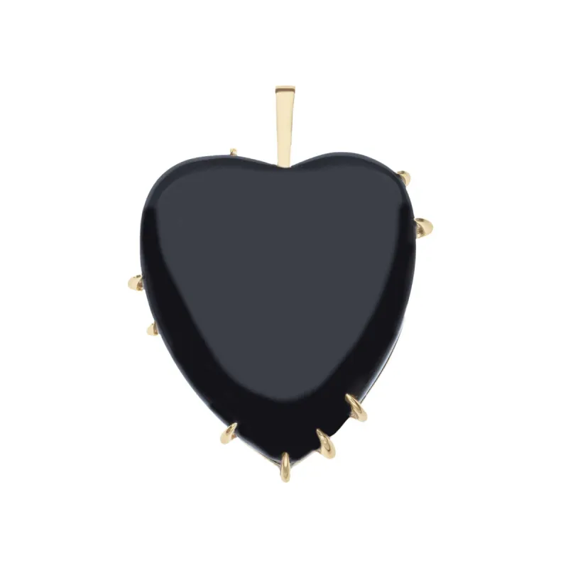 Love Carry Your Heart Pendant in Black Onyx sold by Modatrova