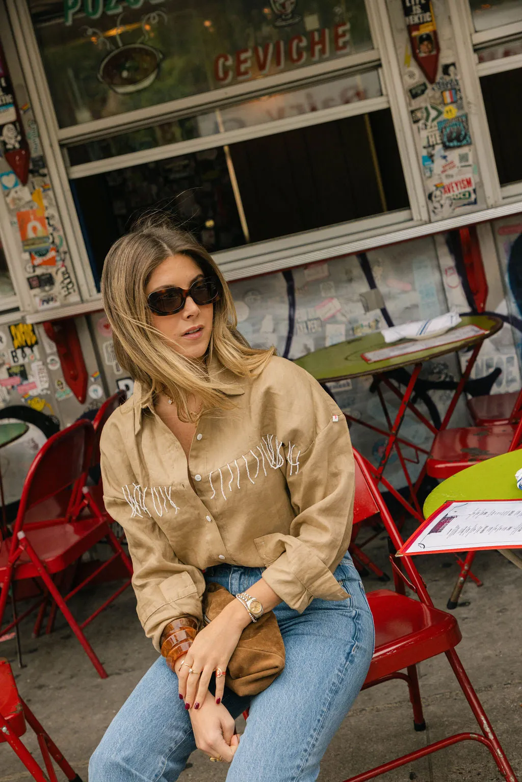 Camel Ulu | White Fringe sold by Modatrova product image thumbnail 2