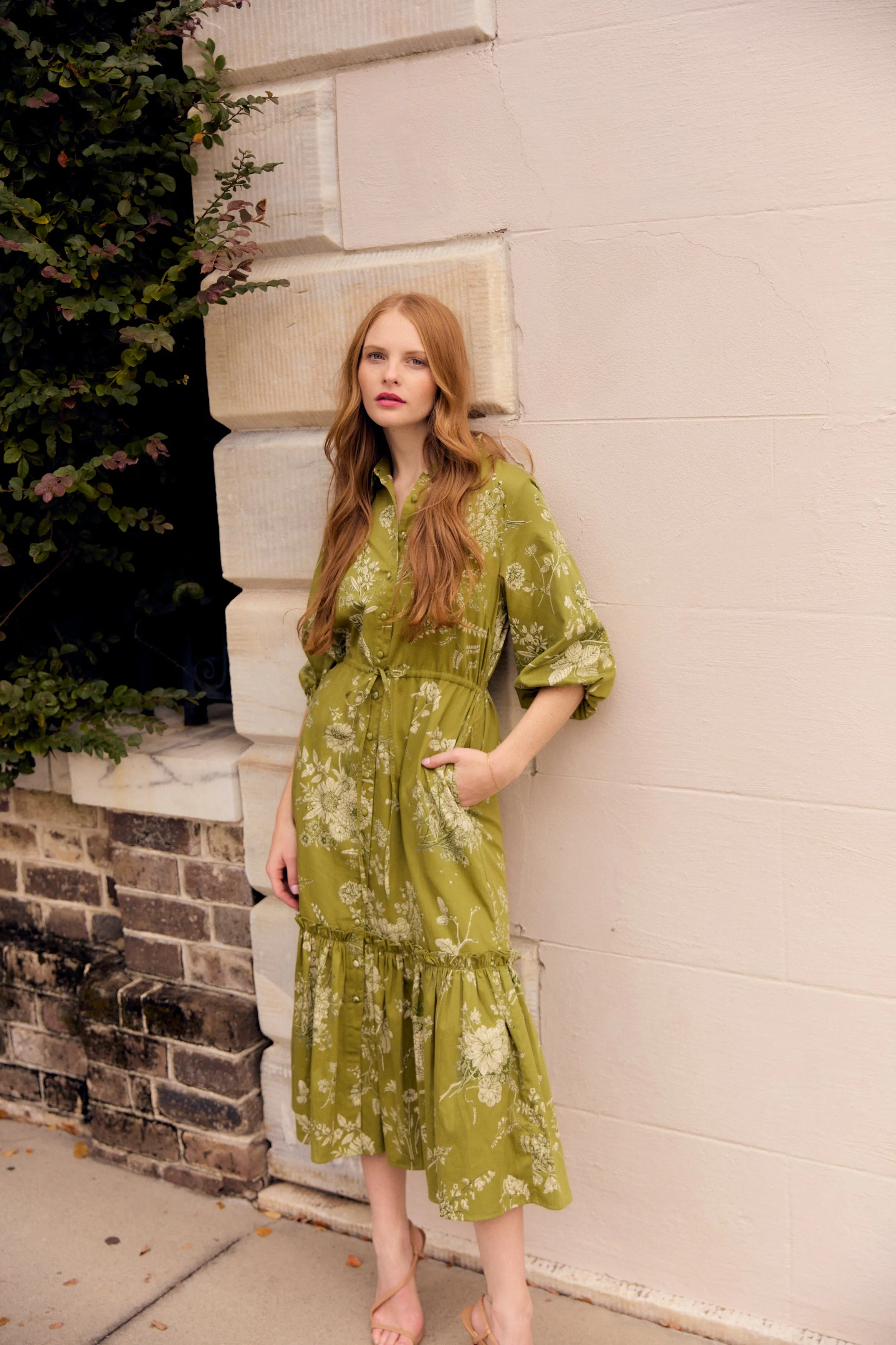 Grace Dress- Evergreen Bouquets sold by Modatrova product image thumbnail 2