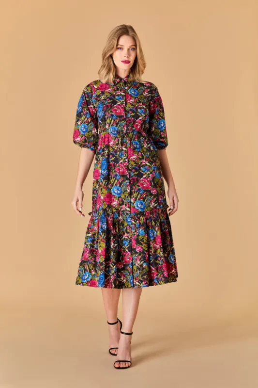 Grace Dress- Festive Floral sold by Modatrova