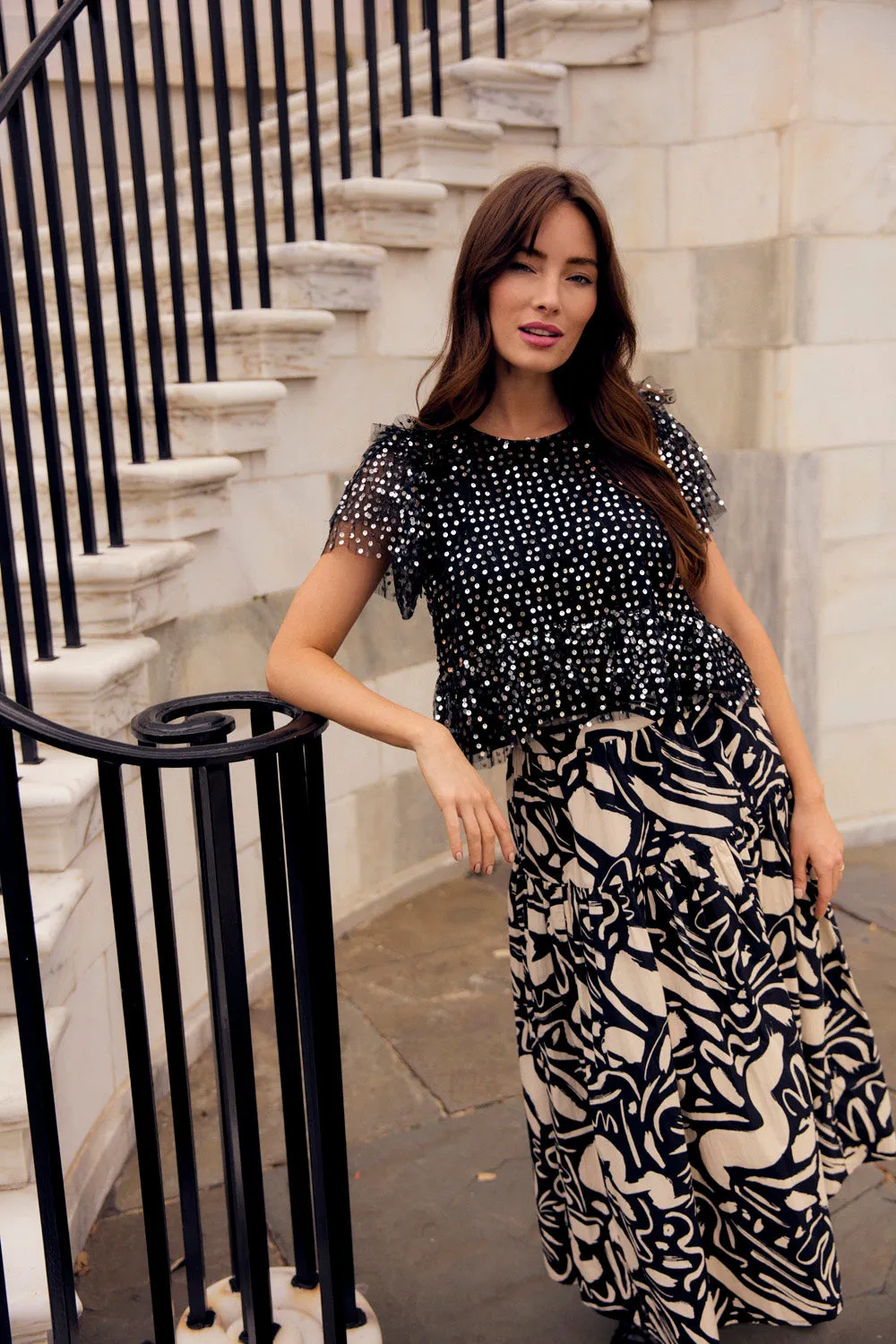 Polly Top- Sequins sold by Modatrova product image thumbnail 3