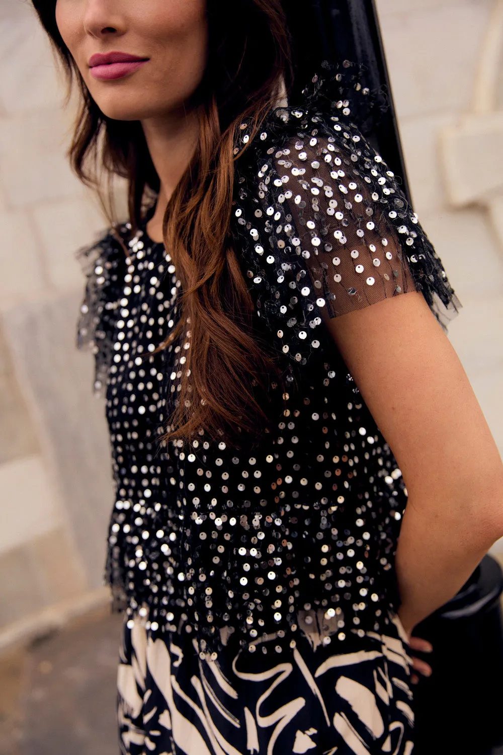 Polly Top- Sequins sold by Modatrova product image thumbnail 2