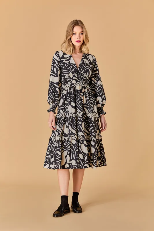 Sloan Dress- Confetti Dark sold by Modatrova