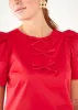 Marty Dress Red Duchess Satin sold by Modatrova