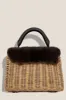 Audrey Mink Basket sold by Modatrova