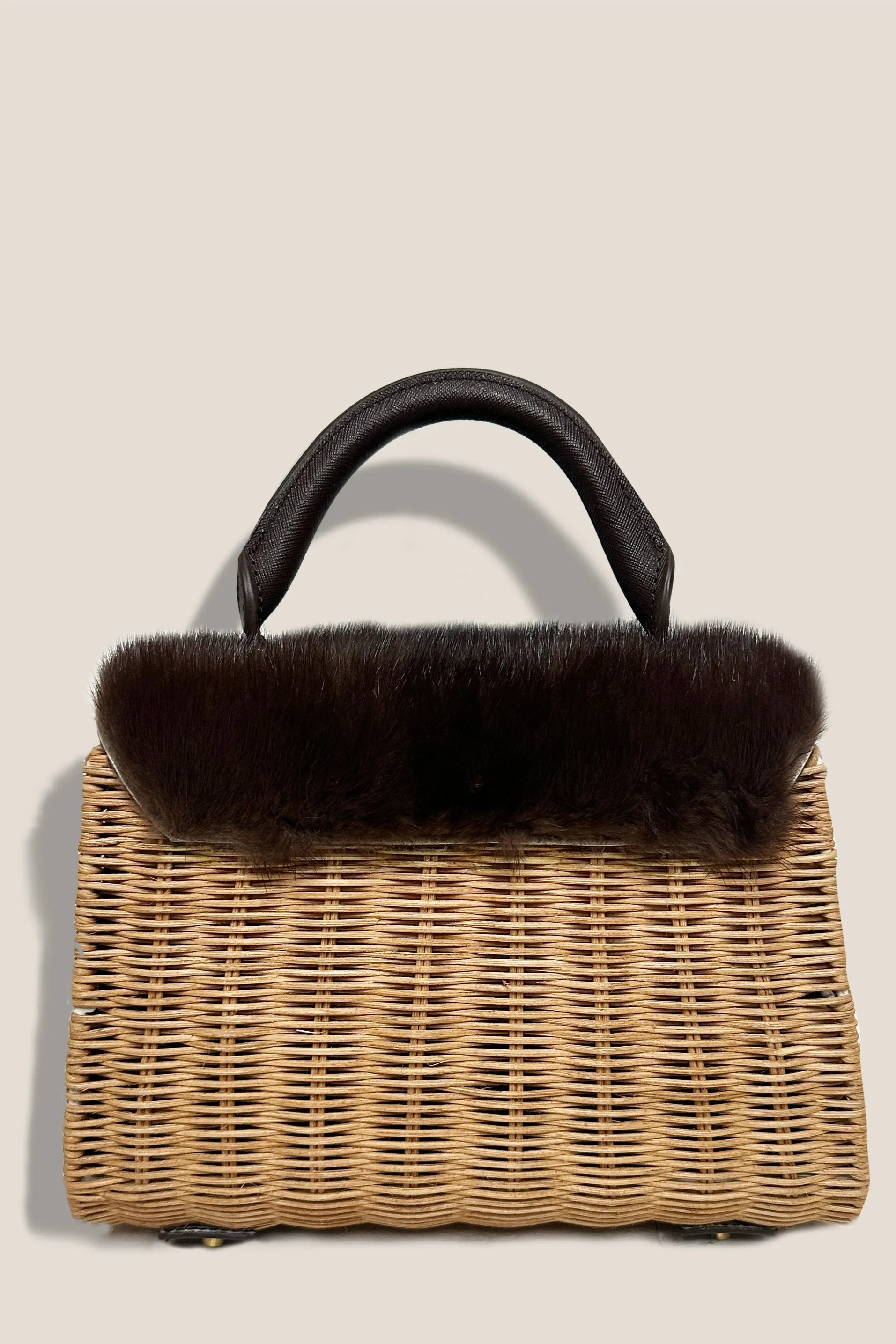 Audrey Mink Basket sold by Modatrova product image thumbnail 3
