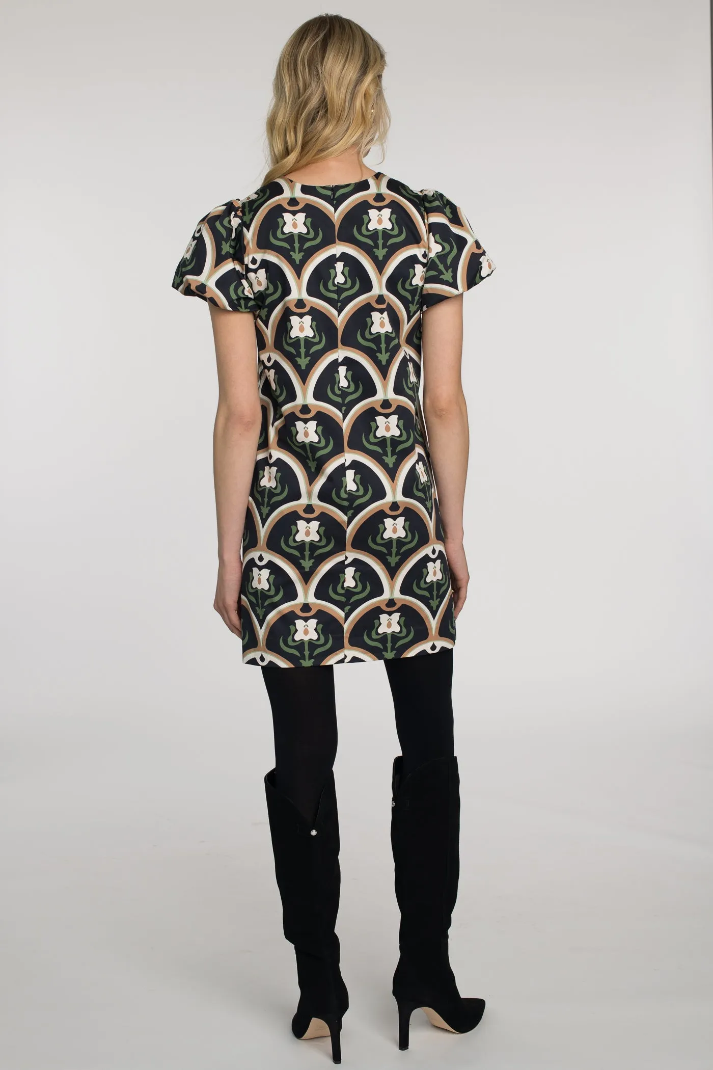 Louisa Dress in Deco Tulip sold by Modatrova product image thumbnail 2