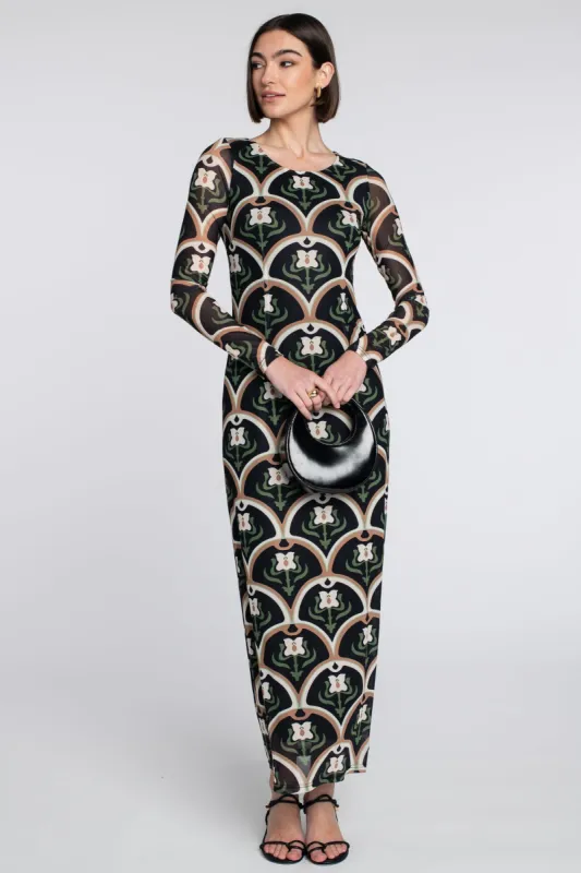 Mia Dress in Deco Tulip sold by Modatrova