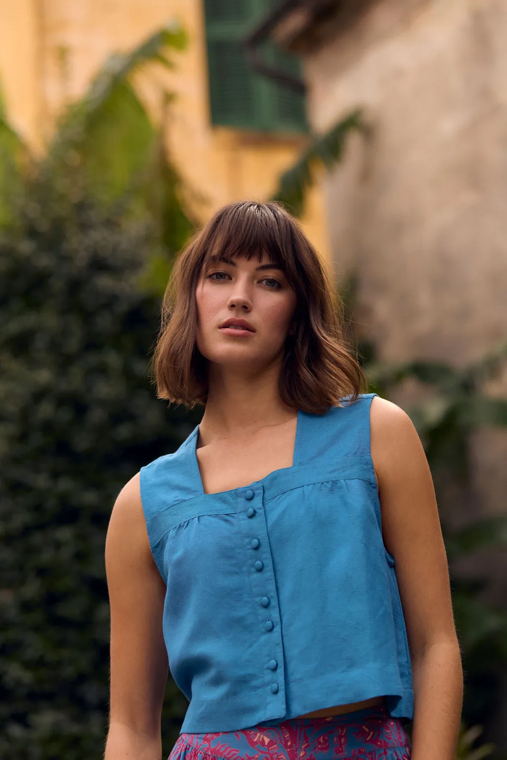 Nellie Top- Lagoon sold by Modatrova