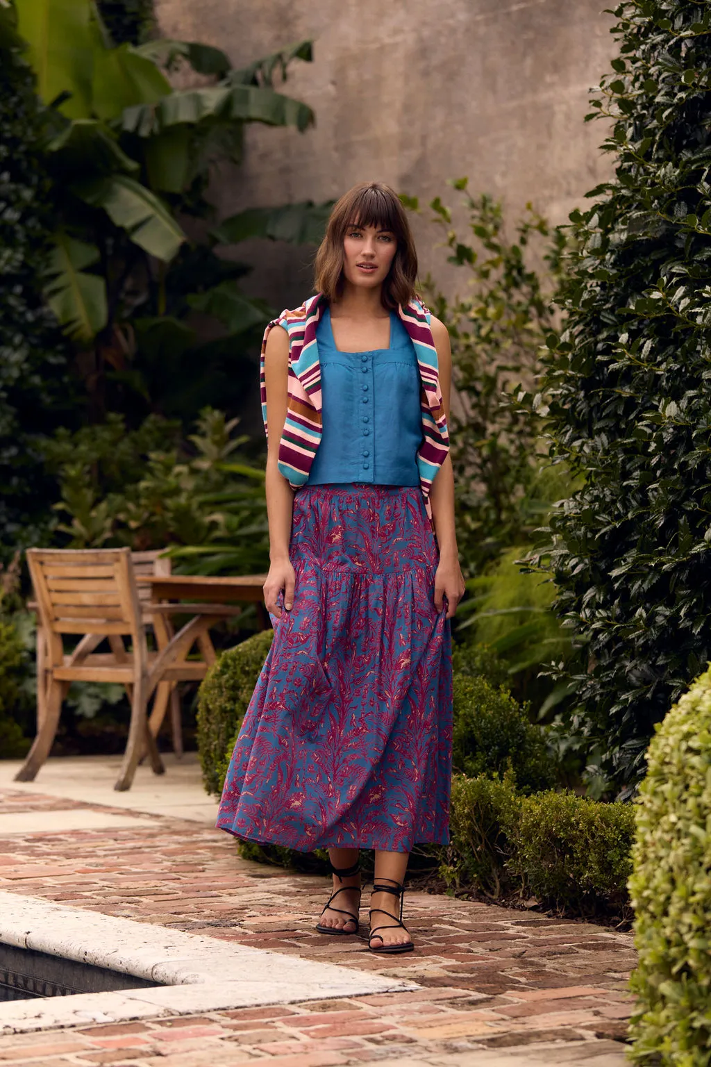 Nellie Top- Lagoon sold by Modatrova product image thumbnail 5