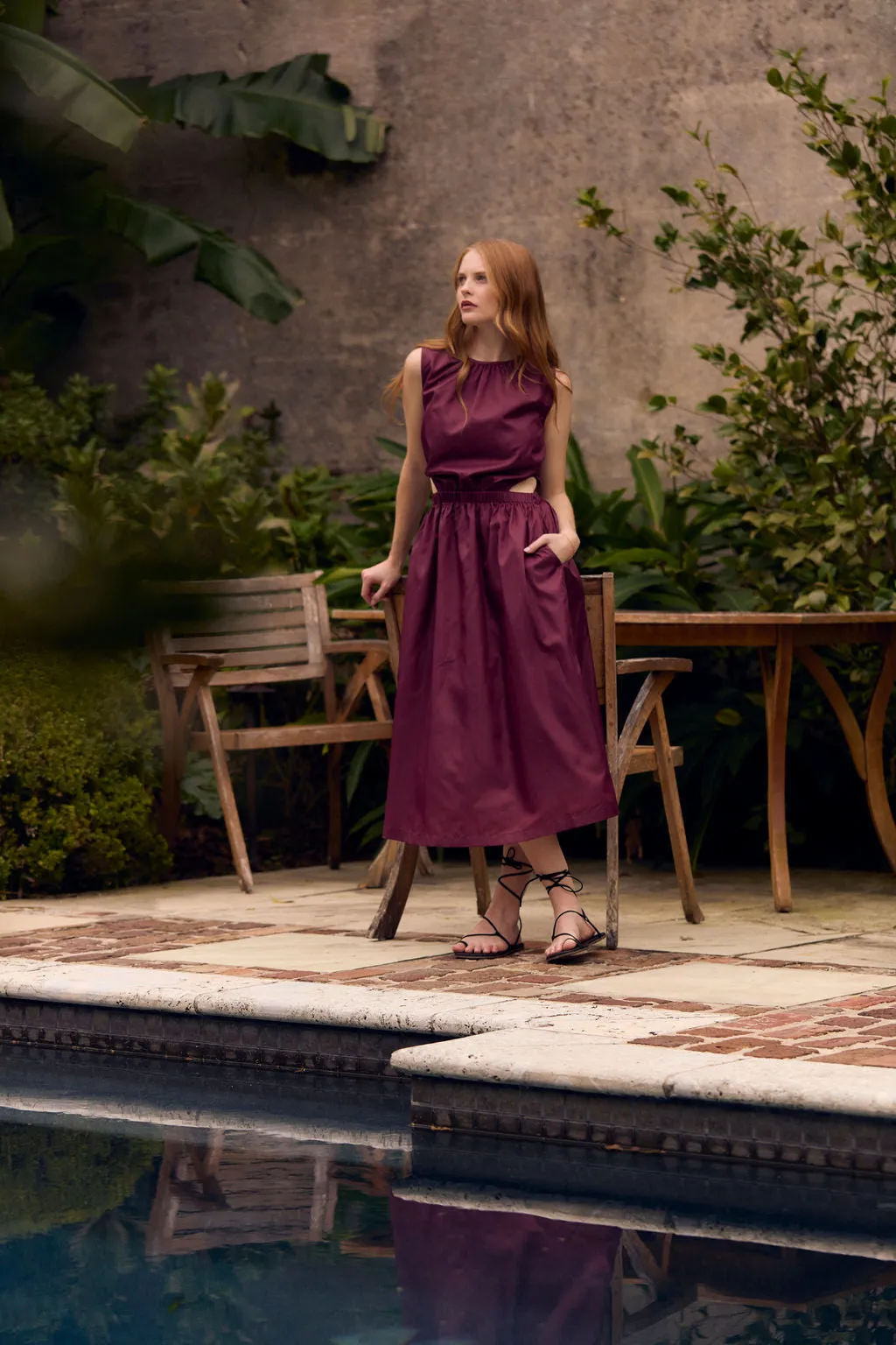 Betsy Dress- Boysenberry sold by Modatrova product image thumbnail 3