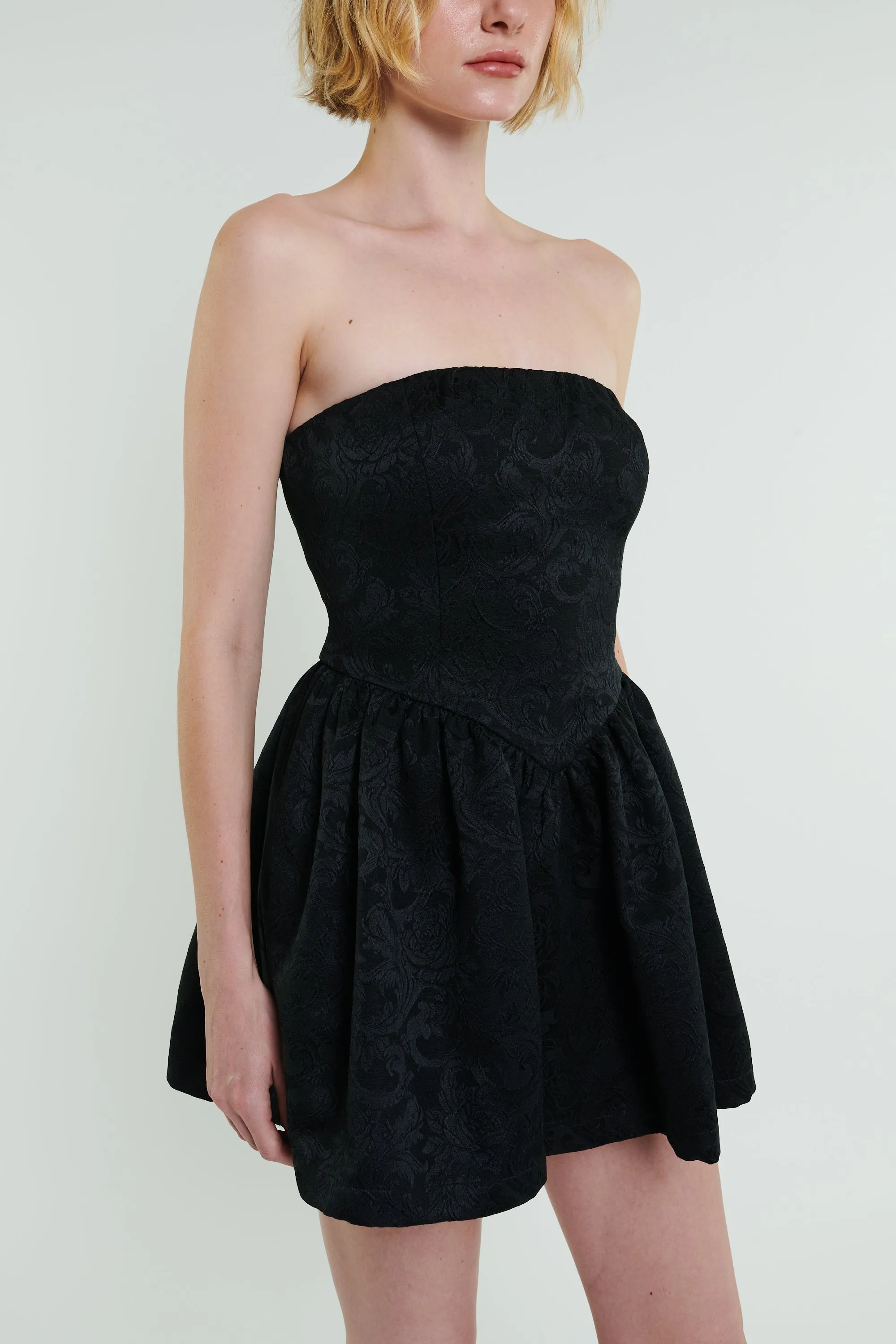 Roxanne Mini Dress in Black sold by Modatrova product image thumbnail 5