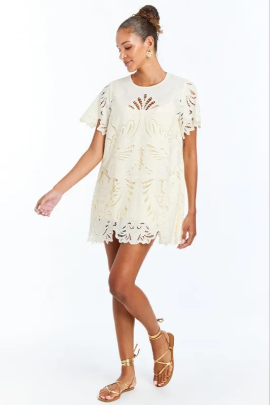 Lupe Lace Mini Dress sold by Modatrova