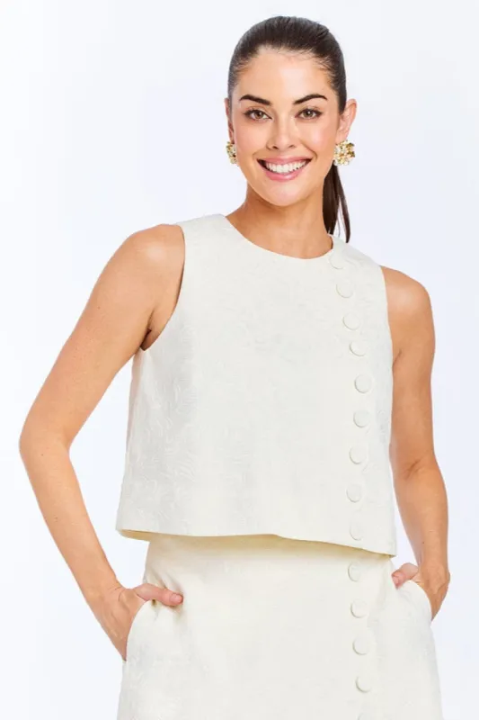 Etta Scallop Top sold by Modatrova
